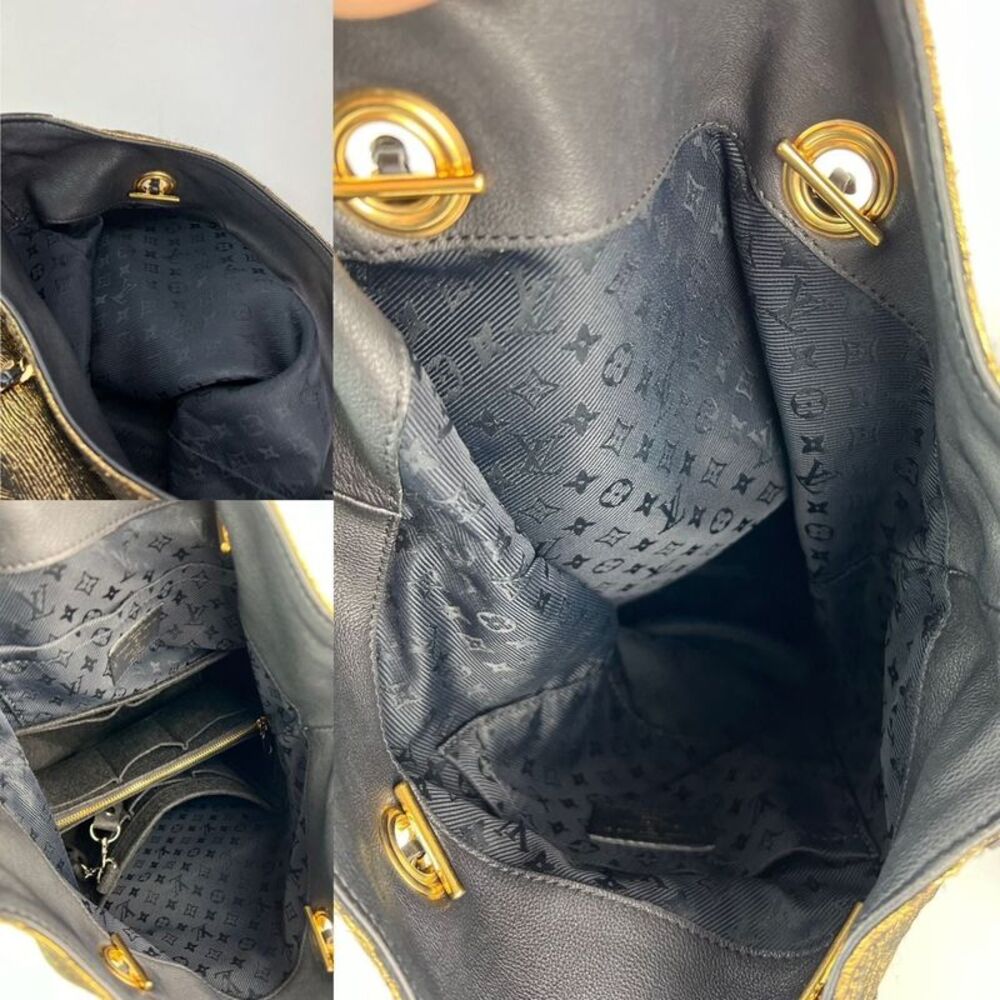 Louis Vuitton Metallic Jacquard double Jeu Soft Gold Tote - Picture 3 of 6